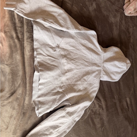 EUC 🍋lululemon athletica Gray Half-Zip Scuba - Picture 6 of 9